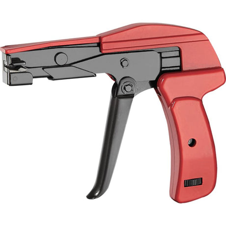 Teng Cable Tie Gun for 2.2-4.8mm ties, featuring automatic cut-off and adjustable tension for precise cable management.