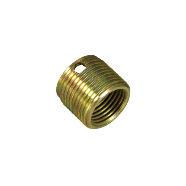 M14 x 1.25mm self-tapping thread insert for automotive repairs, ensuring durable and secure fit; sold individually for convenience.