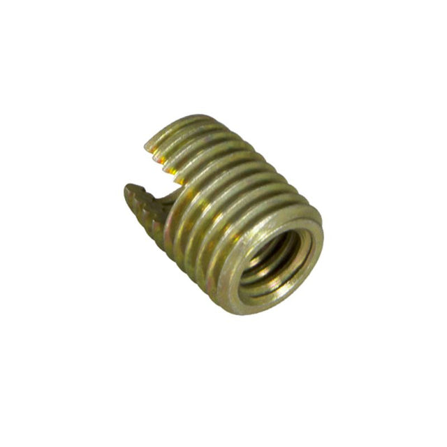 Self-tapping thread inserts 5/16in UNC - 2 pack for durable internal threading in soft materials for various applications.