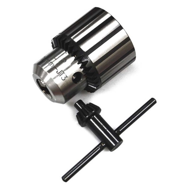 High-quality 13mm keyed drill chuck with 3/8in-24 thread mount, ensuring precision and durability for all drilling tasks.