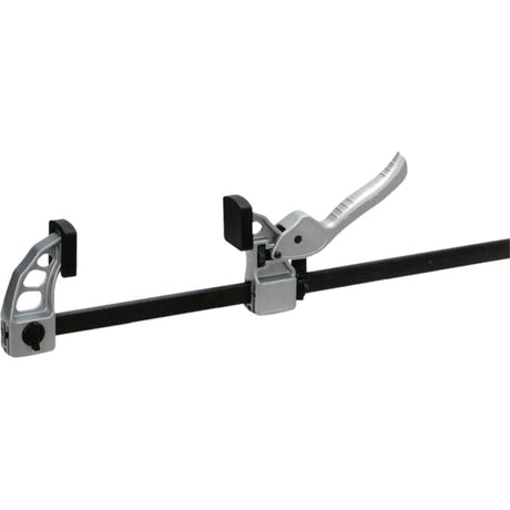 Trademaster Quick Lever Bar Clamp with a 400kgf clamping force, ideal for woodworking and DIY projects.