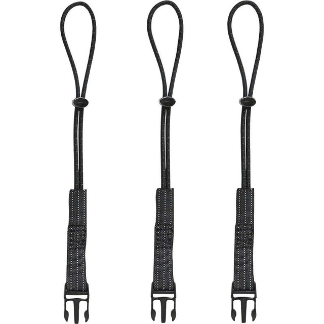 High-quality black detachable loops for tool safety; compatible with ER3102/ER3104 lanyards, includes three elastic loops.