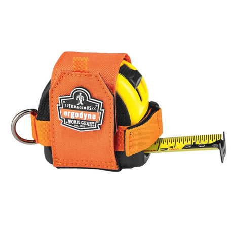 Ergodyne Tape Measure Trap 0.9kg, a durable holder with D-ring for safety and easy access, ideal for construction and utilities.