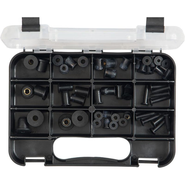 Champion GJ Grab Kit 52pc: versatile well nuts for secure fastening in automotive, marine, and home repair projects.