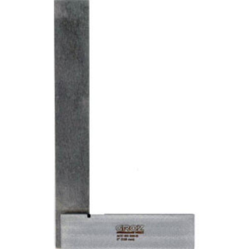 Groz Precision Engineers Square, 200 x 125mm, made of hardened spring steel for accurate measurements and durable alignment.