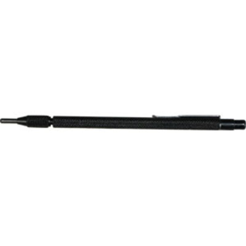 Groz 150mm Tungsten Tipped Scribe with Magnet for precise marking on hard surfaces and easy pickup of small metal parts.