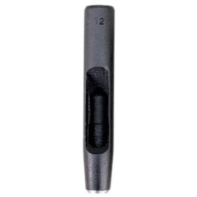 Groz Hollow Punch 9mm for precise leather and plastic cutting, features jamming prevention and durable, hardened edge.