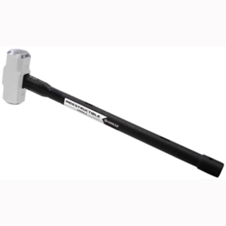 Groz Sledge Hammer, 10lb with indestructible handle, soft face head for safe striking, perfect for heavy-duty tasks.