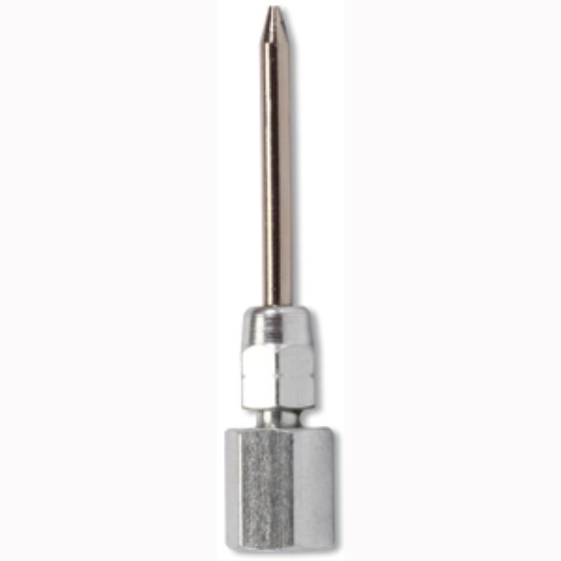 Groz Narrow Needle Nose Dispenser for precise grease application in hard-to-reach areas; lightweight and versatile design.