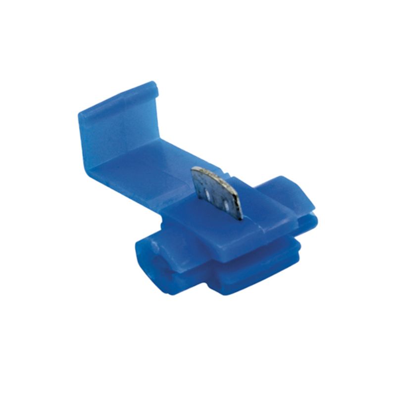 Blue wire tap connectors - 6 pack for effortless, reliable electrical connections in automotive and home wiring projects.