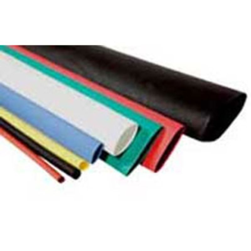 Black 20mm ISL heat shrink tubing on a 100m roll, featuring a 2:1 shrink ratio for reliable electrical insulation and protection.