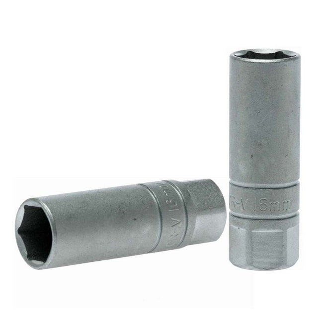 Teng 1/2in drive socket for 16mm spark plugs, designed for precision, durability, and easy maintenance in tight spaces.