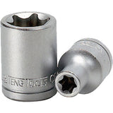 Teng 1/2in Dr. Bit Socket TX-E10 designed for secure fit and durability, ideal for automotive repairs and various fasteners.