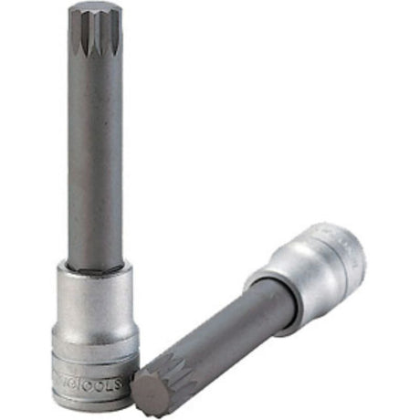 Teng 1/2in Drive SPL Bit Socket 100mm - #12, ideal for automotive repairs, features durable construction for heavy use.