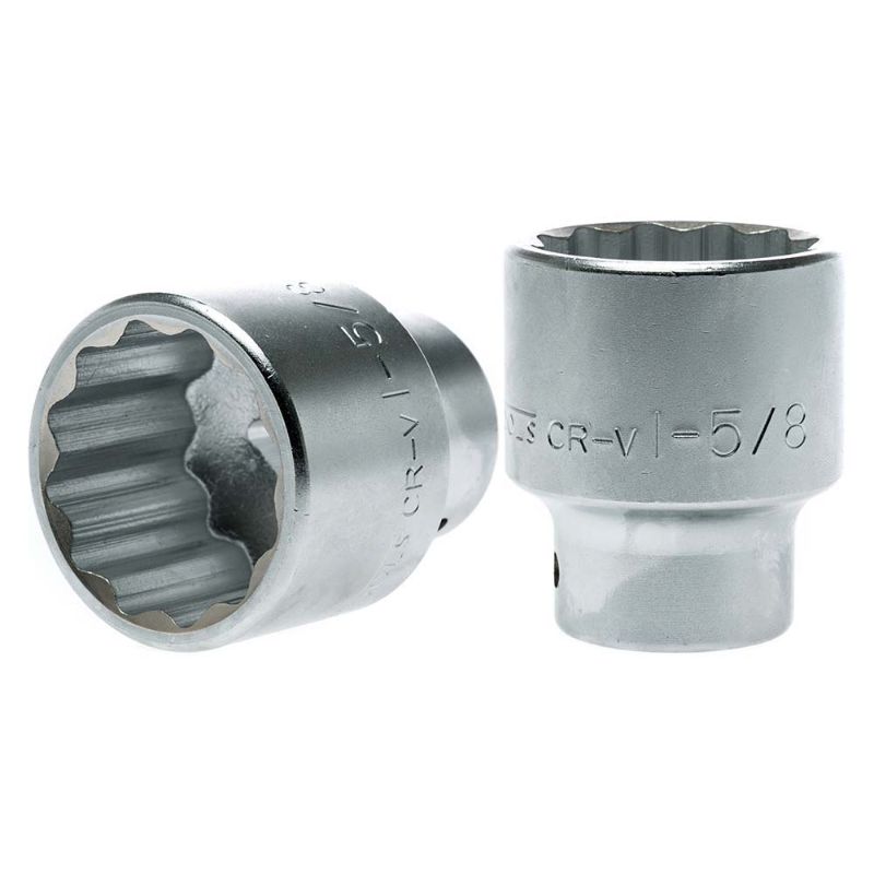 Premium Teng 3/4in drive socket, 1-5/8in, 12-point design for durability and efficient fastener engagement, ideal for heavy tasks.