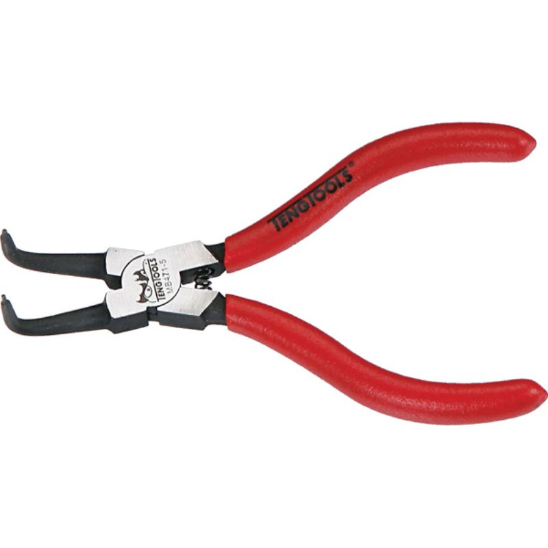 Teng MB 5in Bent/Inner Snap-Ring Plier with ergonomic grip and chrome vanadium steel, ideal for precision circlip tasks.