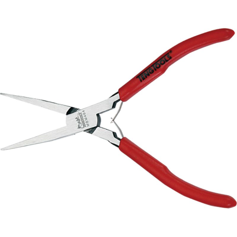 Teng MB 5in Mini Nose Plier, precision tool for jewelry, crafts, and wiring with fine tip jaws for tight spaces.