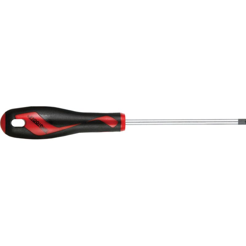 Teng MD TT-MV+ Screwdriver with 100mm TT-MV PLUS steel blade, ergonomic handle, and phosphated black tip for superior grip.