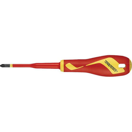 Teng MD 1000V VDE Screwdriver PZ2 x 100mm, insulated for safe electrical work, ergonomic grip, durable TT-MV PLUS steel.