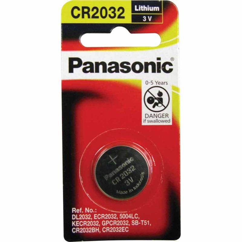 Panasonic 3V Lithium Coin Cell Battery (20mm X 3.2mm) - 1pk