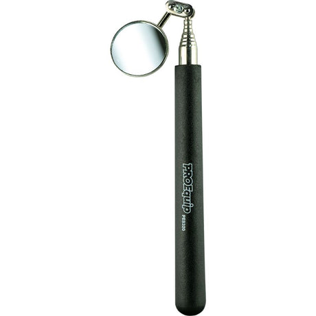 ProEquip Telescopic Inspection Mirror with 1-1/4in diameter, extends 200mm to 890mm for easy viewing in tight spaces.