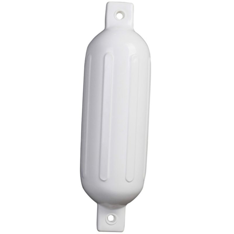 ProMarine Boat Fender in white, 180 x 600mm, designed for boats 8-10m, offering durable UV protection and stylish coverage.