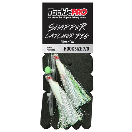 TacklePro Snapper Catcher Silver - 7/0 with 40lb trace, strong 7/0 hook, ideal for snapper fishing in NZ waters.