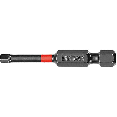 Teng 1/4in ROB#1 Impact Screwdriver Bit, 50mm, designed for efficiency in heavy-duty tasks, perfect for tight spaces.