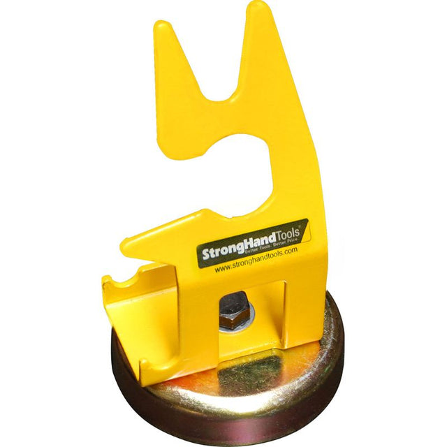 Stronghand Magnetic Base Tig Gun Holder with a heavy-duty magnetic base for secure storage and easy access during welding tasks.