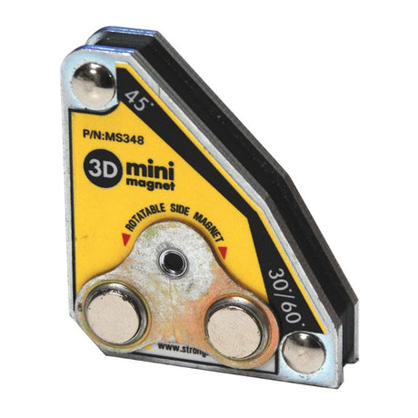 Stronghand XYZ Mini-Magnet Twin Pack featuring two powerful XYZ Magnet Squares for precise 2 or 3-axis setups in welding.