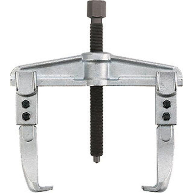 Teng 2-Arm Universal Puller, durable steel tool for removing pulleys and bearings, adjustable for internal/external use.