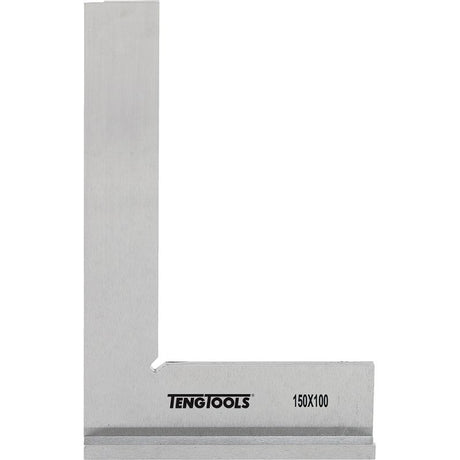 Durable Teng Base Square 100x70mm in zinc plated steel for precise measurements and reliable woodworking projects.