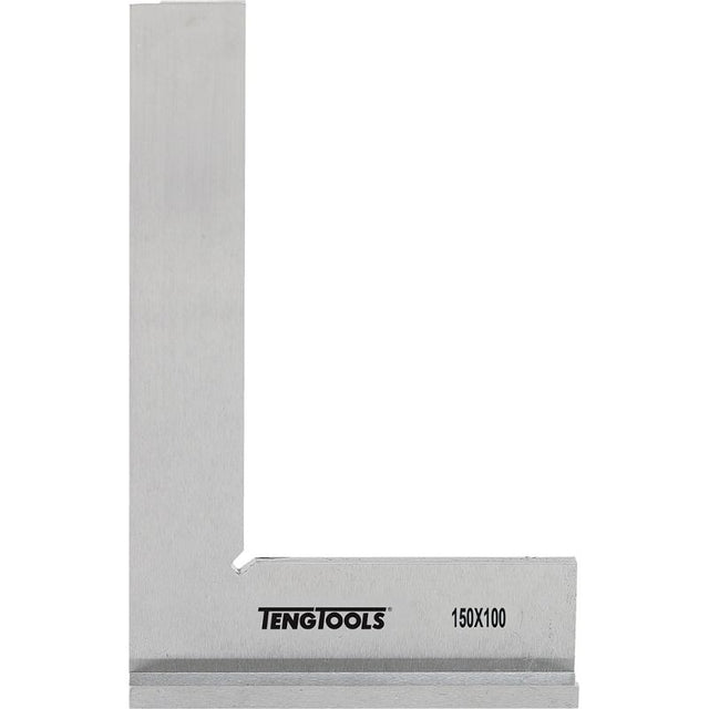 Durable Teng Base Square 100x70mm in zinc plated steel for precise measurements and reliable woodworking projects.