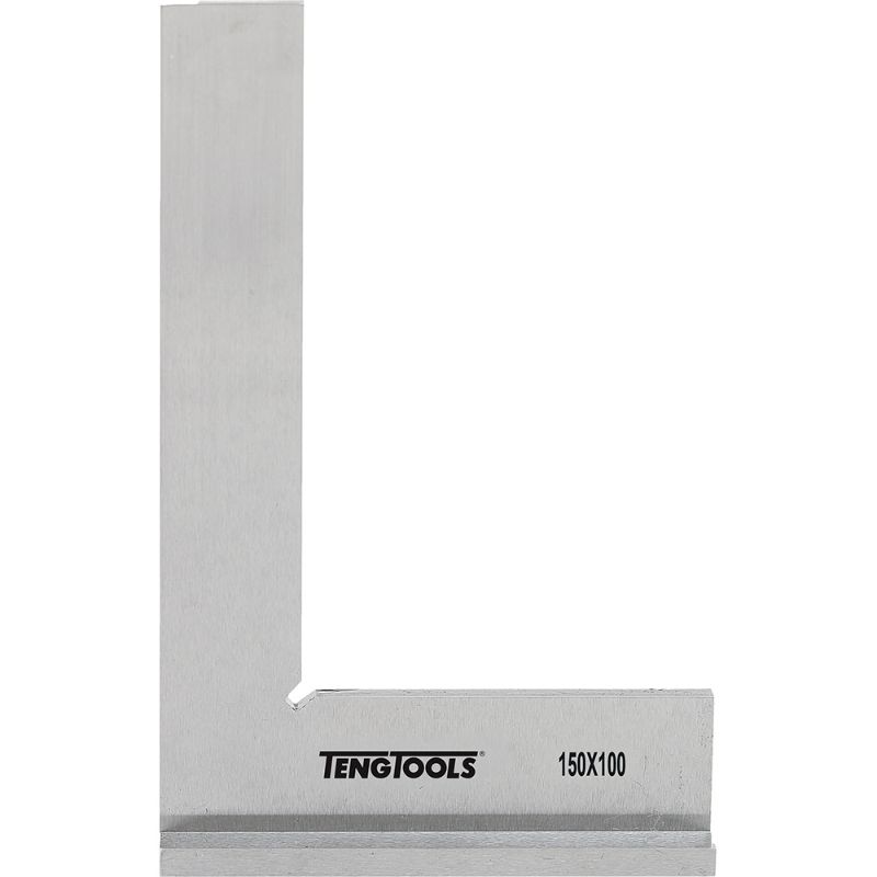 Teng Base Square 200x130mm, zinc-plated steel, offers level 3 accuracy for precise measuring in carpentry and metalworking.