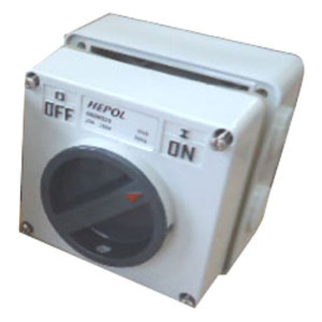 20A 2 Pole 250V Surface Switch Module IP66, designed for durability and performance in outdoor and industrial applications.