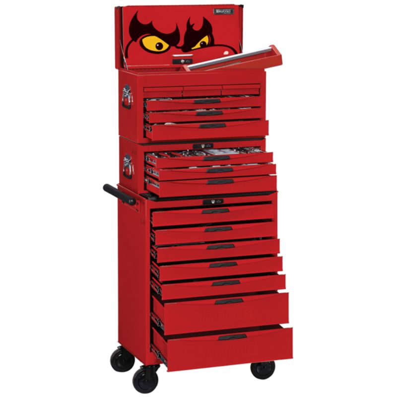 Comprehensive 479-piece metric tool kit in a robust toolbox, ideal for DIY and professional projects.