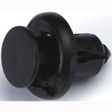 Champion heavy-duty black push rivets, 20mm head and 13mm length, perfect for secure fastening in automotive and home projects.