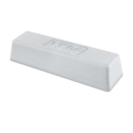 High-quality white buffing compound for achieving a brilliant shine on aluminium surfaces without scratches.