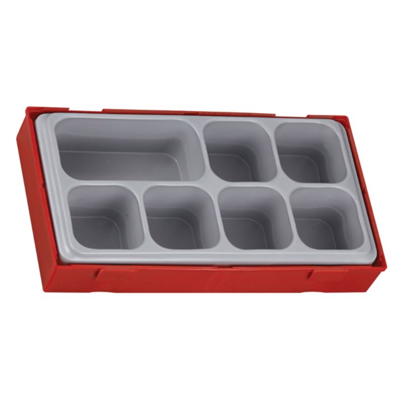 Teng Add-On Compartment TC-Tray with 7 spacious compartments and removable lid for efficient tool organization.