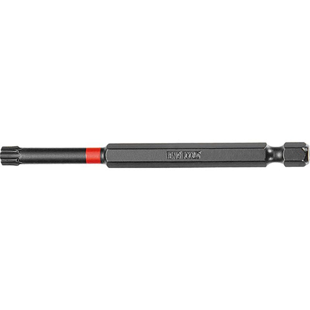 Teng 1/4in TX25 impact screwdriver bit, 89mm long, durable, compatible, ideal for tough fastening tasks.