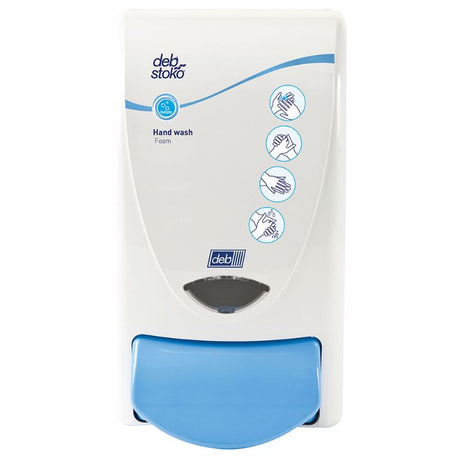 Deb Stoko Cleanse 1L Washroom Dispenser for efficient hand hygiene in high-traffic commercial washrooms.