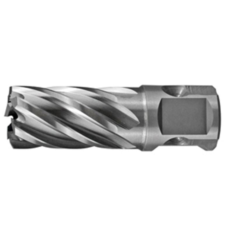 Holemaker Silver Series annular cutter 45mm diameter, 25mm depth, made from high-speed steel for precision drilling.