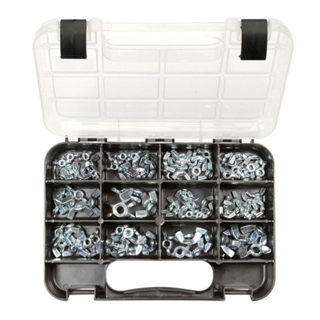 102-piece Champion GJ Grab Kit featuring metric and imperial wing nuts, zinc-plated for durability and rust resistance.