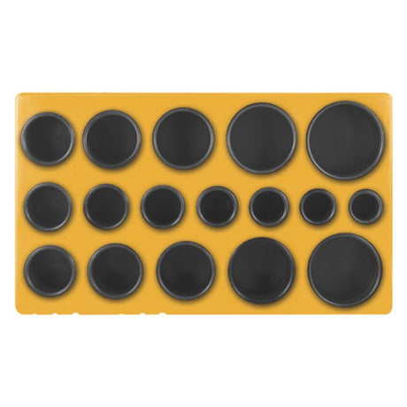 Image of the Champion GJ Grab Kit with 419 metric O-rings organized in a case, showcasing 32 sizes from 3.5mm to 50mm.