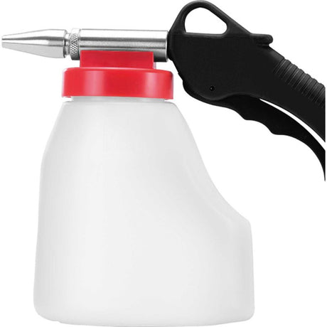 ProEquip Hand Held Soda Blaster Gun, 1L capacity, eco-friendly paint stripping solution using harmless baking soda.