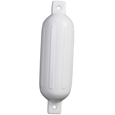 ProMarine Boat Fender in white, 240 x 700mm, UV resistant for reliable protection of 10-14m boats while docking.