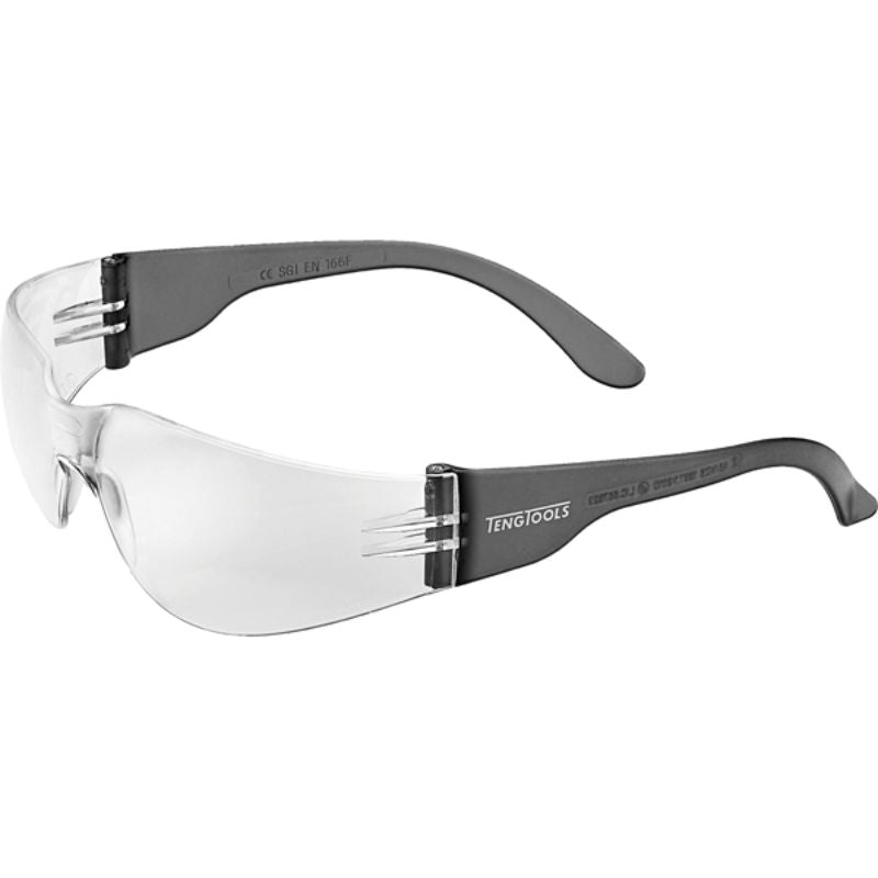 Teng Anti-Fog Safety Glasses - Clear - AS/NZS1337