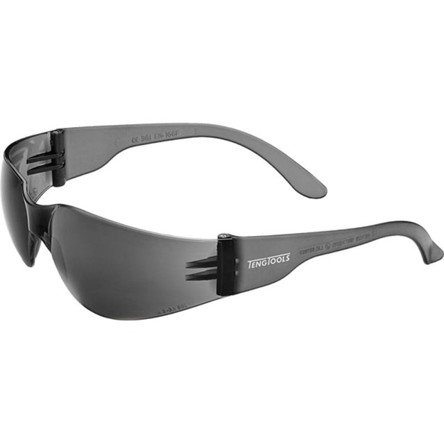 Teng Anti-Fog Safety Glasses in Smoke, offering UV protection, impact resistance, and all-day comfort for outdoor and professional use.