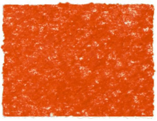 Bright pastel orange square pastel, perfect for vibrant artwork with a creamy texture for easy blending and detailed strokes.