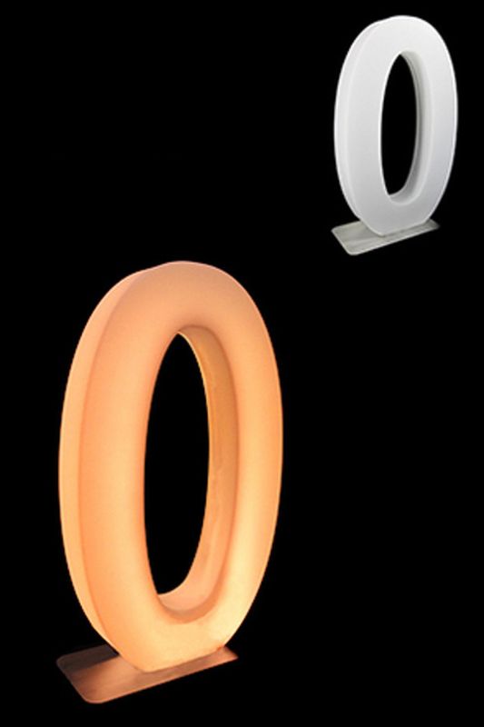 Giant LED Letter O at 82cm high, featuring RGB remote control, customizable dimmer, and vibrant color options for events.